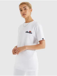Bavlnené tričko Ellesse SGK13290-011, biela farba #661531