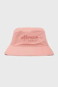 Bavlnený klobúk Ellesse ružová farba, bavlnený #1010811