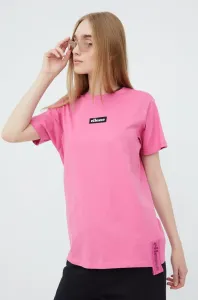 Bavlnené tričko Ellesse ružová farba, #233913