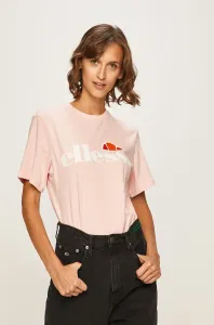 Bavlnené tričko Ellesse ružová farba, SGS03237