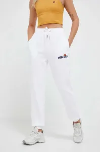 Nohavice Ellesse SGK13459-011, dámske, biela farba, jednofarebné