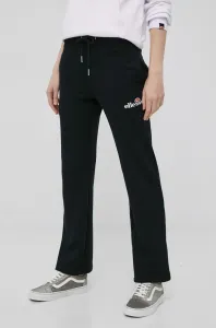 Nohavice Ellesse SGM14188-LPINK, dámske, čierna farba, s nášivkou