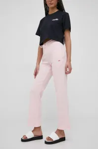 Nohavice Ellesse SGM14188-LPINK, dámske, ružová farba, s nášivkou