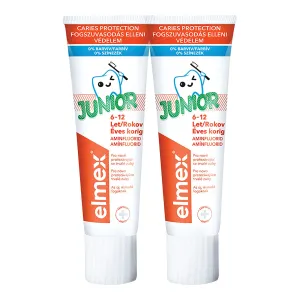 Elmex Detská zubná pasta Junior Duopack 2 x 75 ml