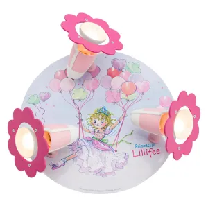 Stropné svietidlo Princezná Lillifee rondel 3-pl