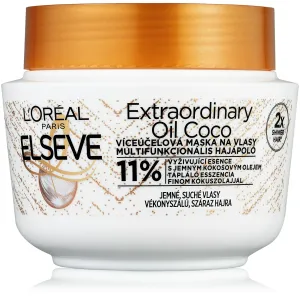L'Oréal Paris Elseve Extraordinary Oil Coconut Hair Mask 300 ml maska na vlasy pre ženy na šedivé vlasy; na normálne vlasy