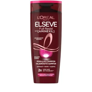 L'Oréal Paris Elseve Full Resist Aminexil Strengthening Shampoo 400 ml šampón pre ženy proti vypadávaniu vlasov; na oslabené vlasy