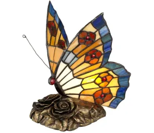 Elstead Elstead QZ-OBUTTERFLY-TL - LED Dekoračné svietidlo TIFFANY 1xG9/3W/12/230V motýľ