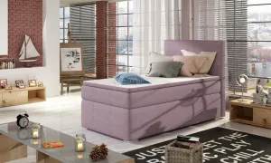 ArtElta Čalúnená jednolôžková posteľ ROCCO | pravá 90 x 200 cm Farba: Soro 65