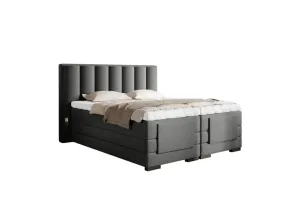 ArtElta Manželská posteľ VEROS Boxspring | elektrická polohovateľná 140 x 200 cm Farba: Flores 04 #6700250