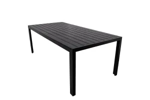 Elvisia Záhradný hliníkový stôl ELARA | antracit #9008351