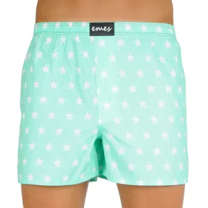 Men's shorts Emes stars on green #2817128