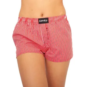Emes red and white shorts with stripes #2842221