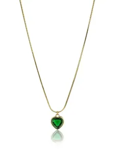 Emily Westwood Pôvabný pozlátený náhrdelník so zirkónom Kamila EWN23072G