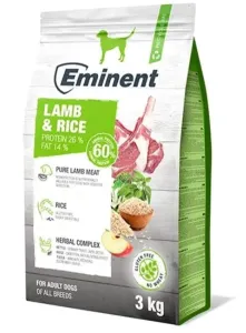Eminent Dog Lamb & Rice hypoalergénne granule pre psy 3kg