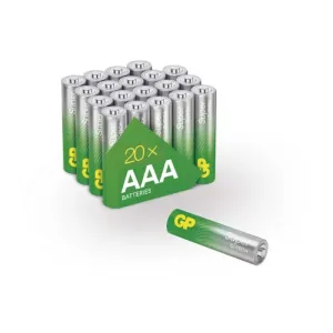 EMOS Alkalická batéria GP Super AAA (LR03), 20ks B0110L