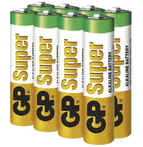 EMOS Alkalická batéria GP Super AAA (LR03), 6+2ks B13118