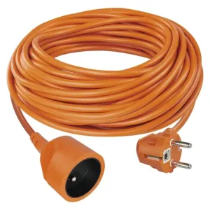 EMOS Predlžovací kábel 30 m / 1 zásuvka / oranžový / PVC / 230 V / 1,5 mm2, 1901013000