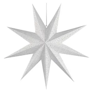 EMOS LED hvězda papírová závěsná, 60 cm, vnitřní