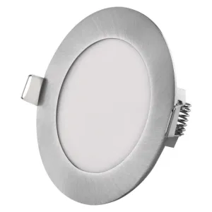 EMOS LED podhľadové svietidlo NEXXO strieborné, 12 cm, 7 W, teplá/neutrálna biela