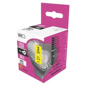 EMOS LED žiarovka Classic MR16 / GU5,3 / 4,5 W (31 W) / 380 lm / neutrálna biela, 1525732400