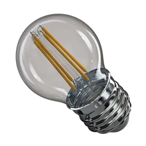 EMOS LED žiarovka Filament Mini Globe A++ 4W E27 neutrálna biela