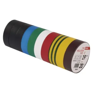 Páska izolační PVC 19/20m  barevný mix EMOS 10ks