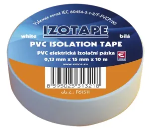 EMOS Izolačná páska PVC 15mm / 10m biela, 2001151010