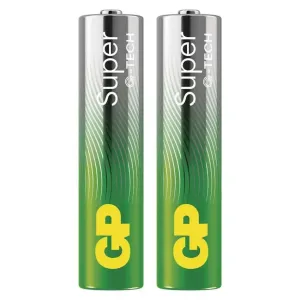 EMOS Alkalická batéria GP Super AAA (LR03), 2ks B01102