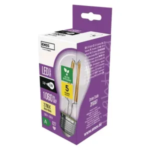 EMOS LED žiarovka Filament 5W E27 212lm/W Farba svetla: Teplá biela ZF5157