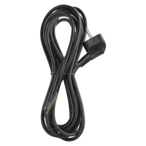 EMOS | S18315 | Flexo šnúra PVC 3× 1,0mm2, 5m, čierna