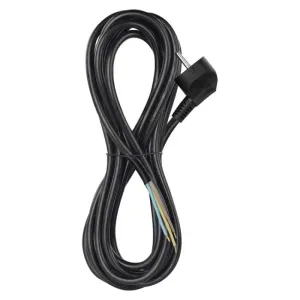 EMOS | S18325 | Flexo šnúra PVC 3× 1,5mm2, 5m, čierna