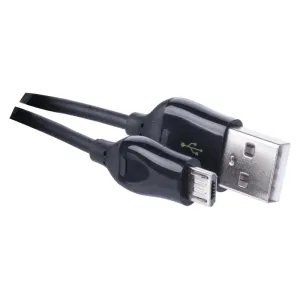 Nabíjací a dátový kábel USB-A 2.0 / micro USB-B 2.0, Quick Charge, 1 m, čierny #1250777