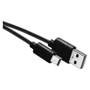 Nabíjací a dátový kábel USB-A 2.0 / mini USB-B 2.0, 2 m, čierny