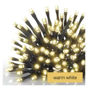 Emos LED vianočná reťaz, 2,8 m, 3x AA, vonkajšia aj vnútorná, teplá biela, časovač D4FW01