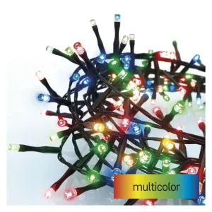 EMOS LED vianočný reťaz - ježko 8m, vonkajšie aj vnútorné multicolor, časovač D4BM02
