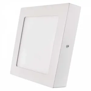 EMOS LED panel štvorcový prisadený 12W, biely, 17x17cm, neutrálna biela ZM6132