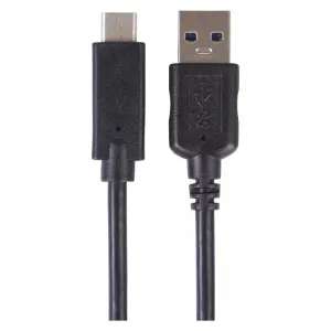 EMOS Nabíjací a dátový kábel USB-A 3.0 / USB-C 3.1, Quick Charge, 1 m, čierny, 2335072100