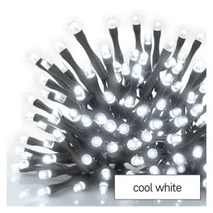 EMOS Standard LED spojovacia vianočná reťaz – cencúle, 2,5 m, vonkajšia, studená biela