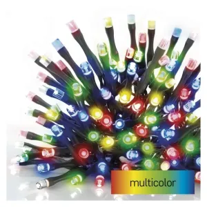 EMOS Štandard LED spojovacia vianočná reťaz, 10 m, vonkajšia aj vnútorná, multicolor