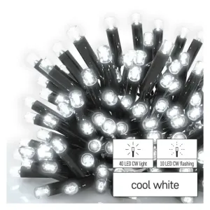EMOS Profi LED spojovací řetěz problikávající – rampouchy, 3 m, venkovní, studená bílá