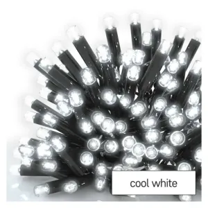 EMOS Profi LED spojovacia reťaz čierna – cencúle, 3 m, vonkajšia, studená biela
