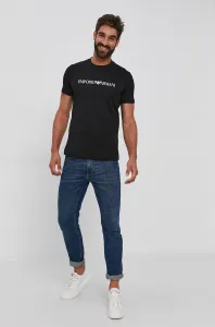 Čierne tričká Emporio Armani