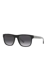 Slnečné okuliare Emporio Armani pánske, čierna farba #1210890