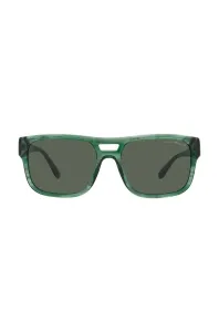 Slnečné okuliare Emporio Armani pánske, zelená farba #5883877