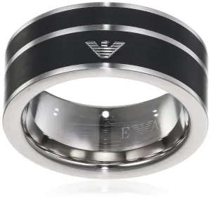 Emporio Armani Moderné oceľový prsteň EGS2032040 64 mm