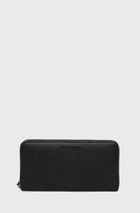 Kožená peňaženka Emporio Armani pánsky, čierna farba #7007286
