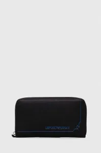 Peňaženka Emporio Armani pánsky, čierna farba
