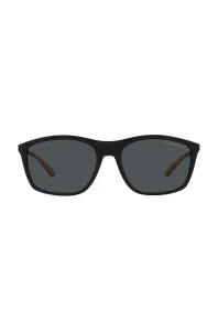 Slnečné okuliare Emporio Armani pánske, čierna farba #219527