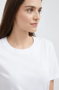 Bavlnené tričko Emporio Armani biela farba #248352